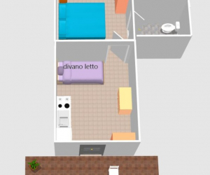 Mini two-room apartment